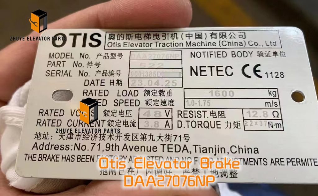 Otis Elevator Brake Daa27076np