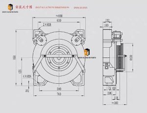 Monadrive Elevator Permanent Magnet Synchronous Gearless Traction Machine