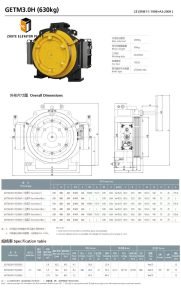 XIZI Elevator Gearless Traction Machine