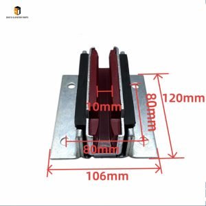 Kone elevator counter weight guide shoe