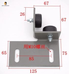 Elevator cabin rubber absorber dumping pad for car top
