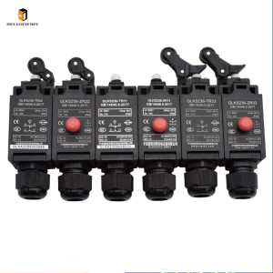 Elevator tensioner speed limiter switch