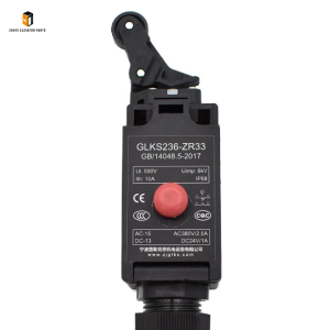 Elevator tensioner speed limiter switch