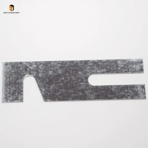 Elevator guide rail bracket gasket