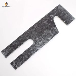 Elevator guide rail bracket gasket