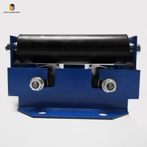 Elevator compensation chain guiding device