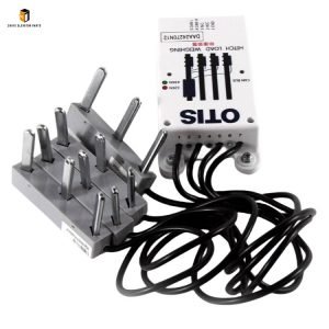 Elevator load weighing device