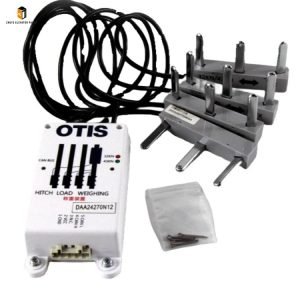 Elevator load weighing device