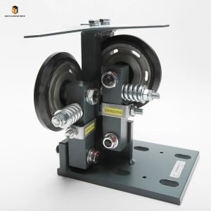 Elevator roller guide shoes