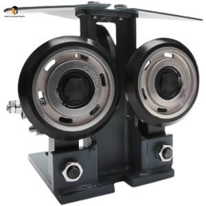 Elevator roller guide shoes