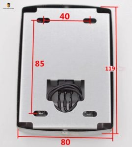 Elevator ultra-thin fire box fireman's switch bottomless box