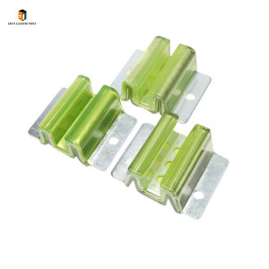 Elevator counterweight guide shoes