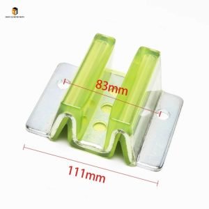 Elevator counterweight guide shoes