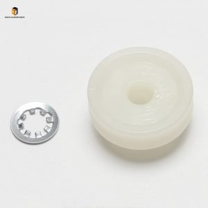 Elevator door lock hook wheel