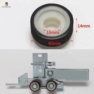 Elevator door lock hook wheel