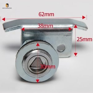 Elevator door triangle lock