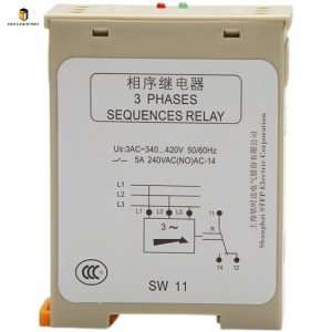 Elevator STEP phase sequence relay