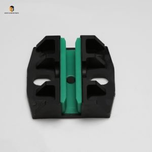 Elevator counterweight guide shoe