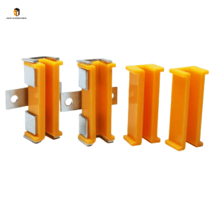 Elevator counterweight guide shoe