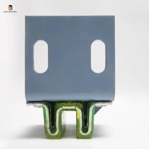 Elevator counterweight guide shoe