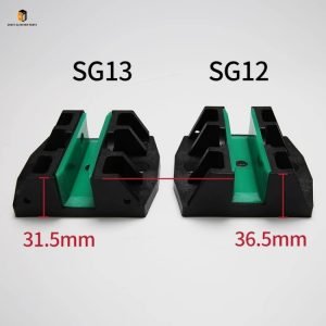 Elevator counterweight guide shoe