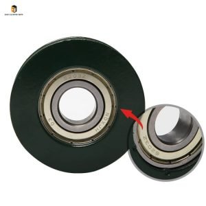 Elevator door hanging wheel