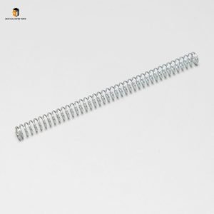 Elevator door knife spring