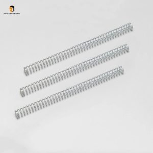 Elevator door knife spring