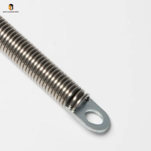 Elevator door knife spring