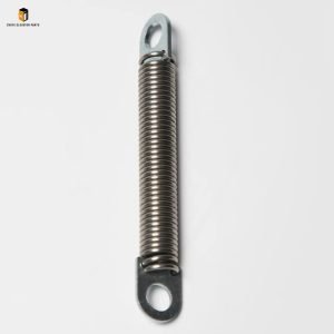 Elevator door knife spring