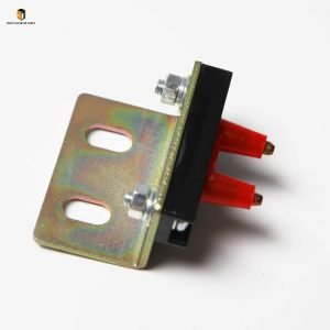 Elevator door lock contact