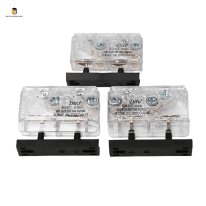 Elevator door lock contact