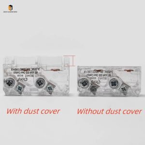 Elevator door lock contact