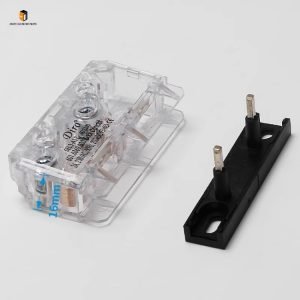 Elevator door lock contact