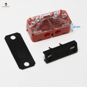 Elevator door lock contacts