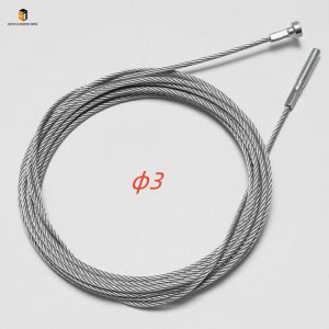 Elevator door operator wire rope