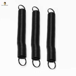 Elevator hall door spring