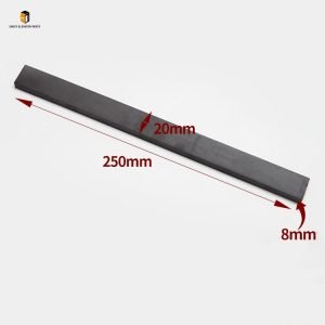 Elevator leveling magnetic strip