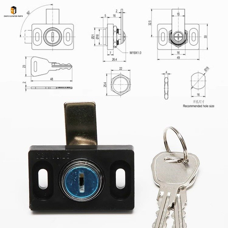 Elevator lock elevator car small door lock Elevator lock elevator car small door lock
