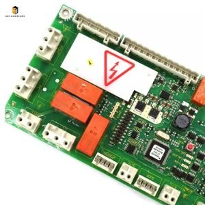 Elevator car top communication board