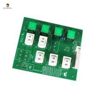 Elevator control box button board