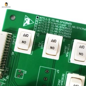 Elevator control box button board