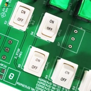 Elevator control box button board