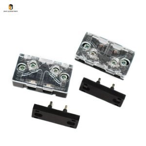 Elevator door lock contact