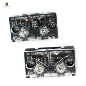 Elevator door lock contact