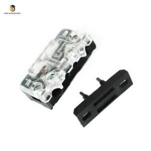 Elevator door lock contact