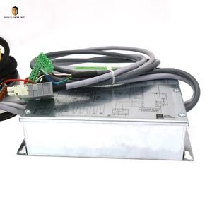 Elevator door operator emergency stop box