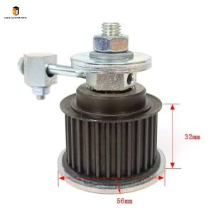 Elevator door pulley