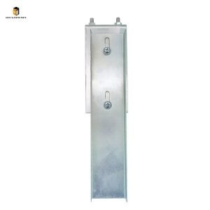 Elevator optical level separation magnetic plate bracket