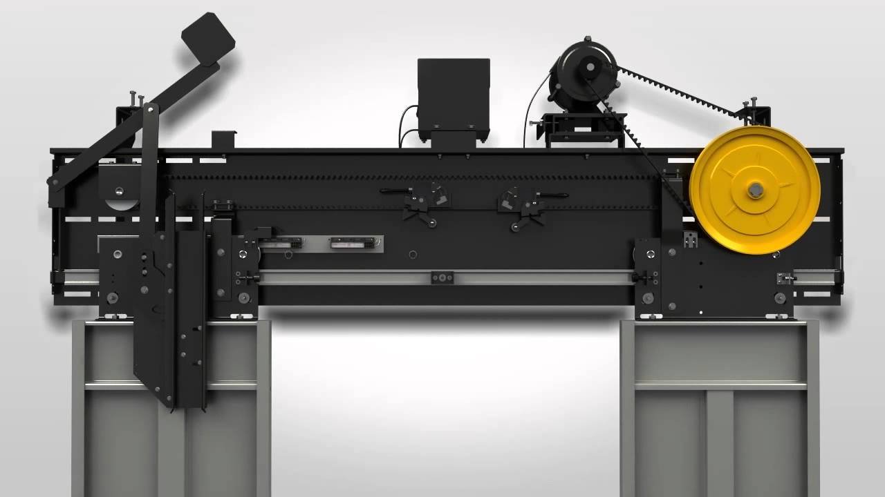 Elevator door operator mechanism - SRH door operator for lift door systems